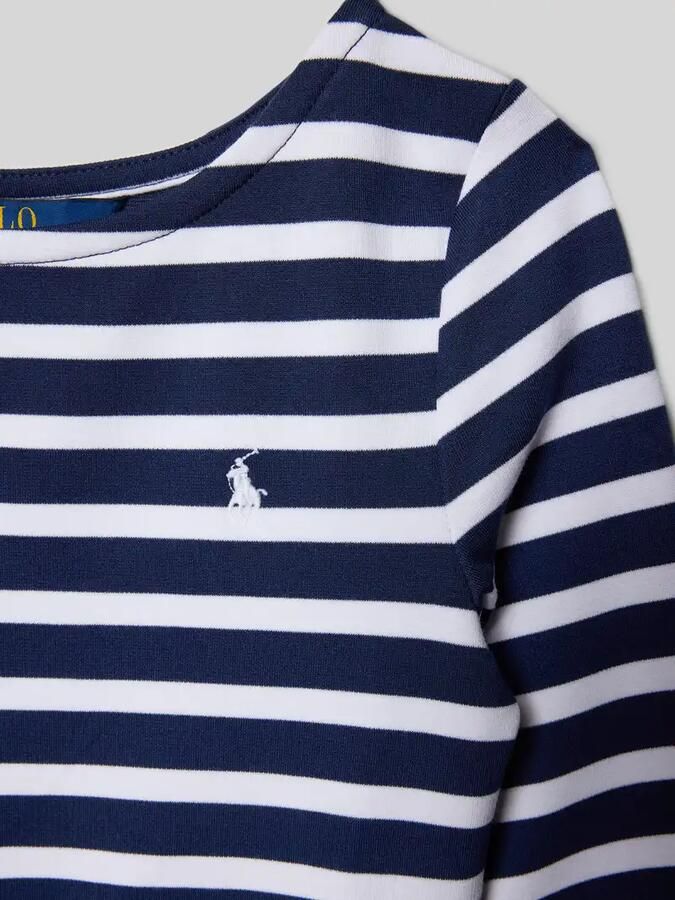 Polo Ralph Lauren Kids Jurk met ronde hals en labelstitching - Foto 2