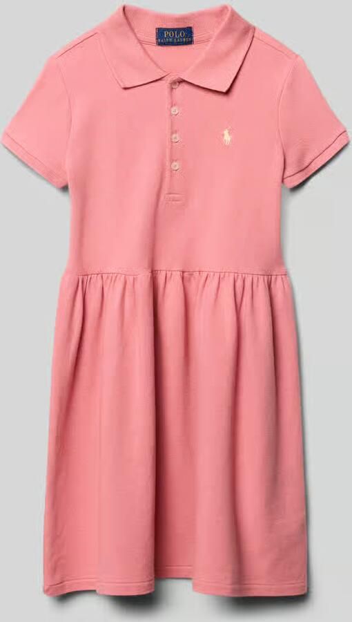Polo Ralph Lauren Kids Polojurk van katoenmix met labelstitching - Foto 2