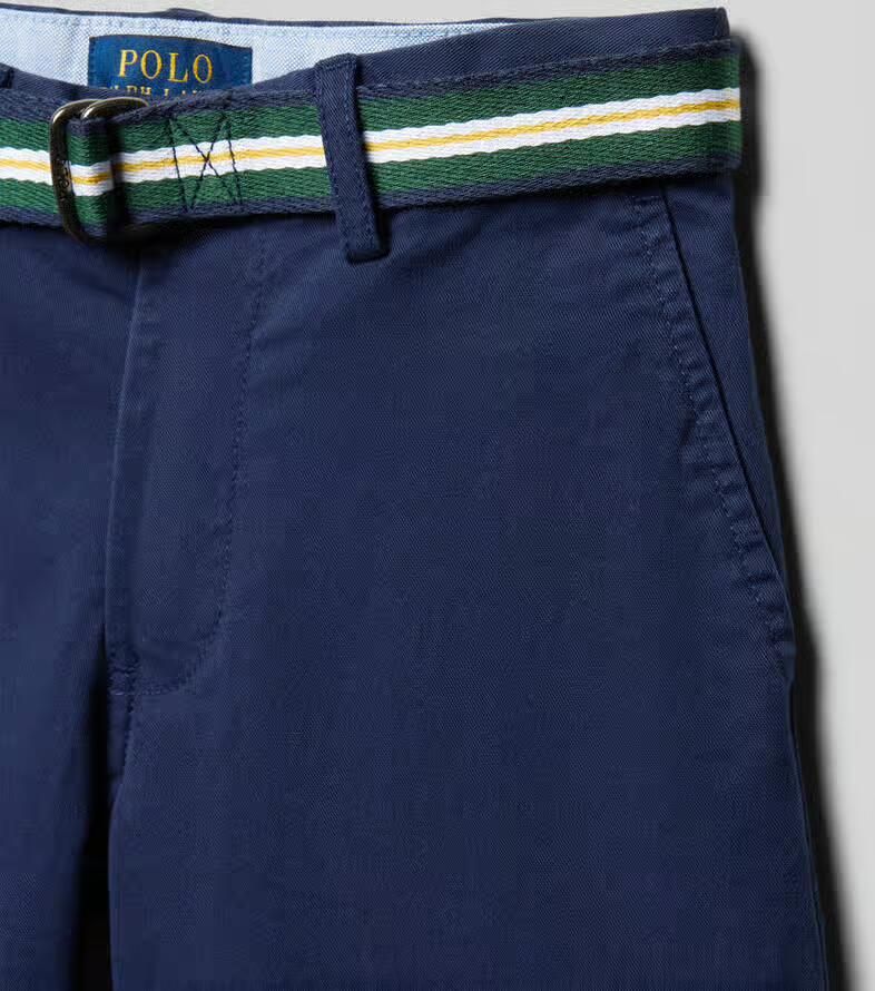 Polo Ralph Lauren Kids Regular fit bermuda van katoenmix model 'BEDFORD' - Foto 2