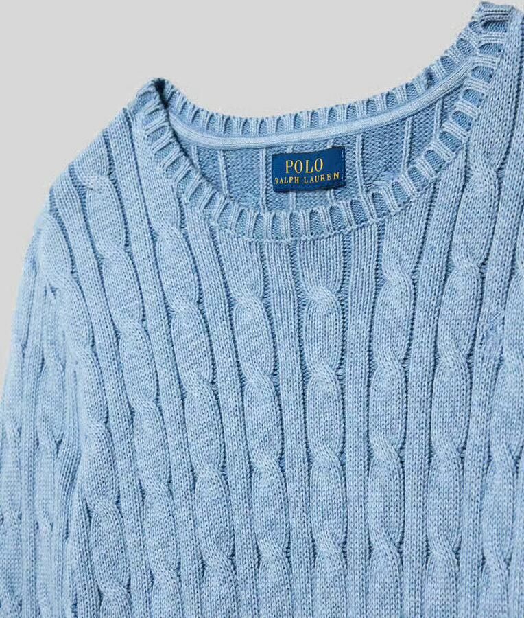 Polo Ralph Lauren Kids Regular fit gebreide pullover van zuiver katoen - Foto 2