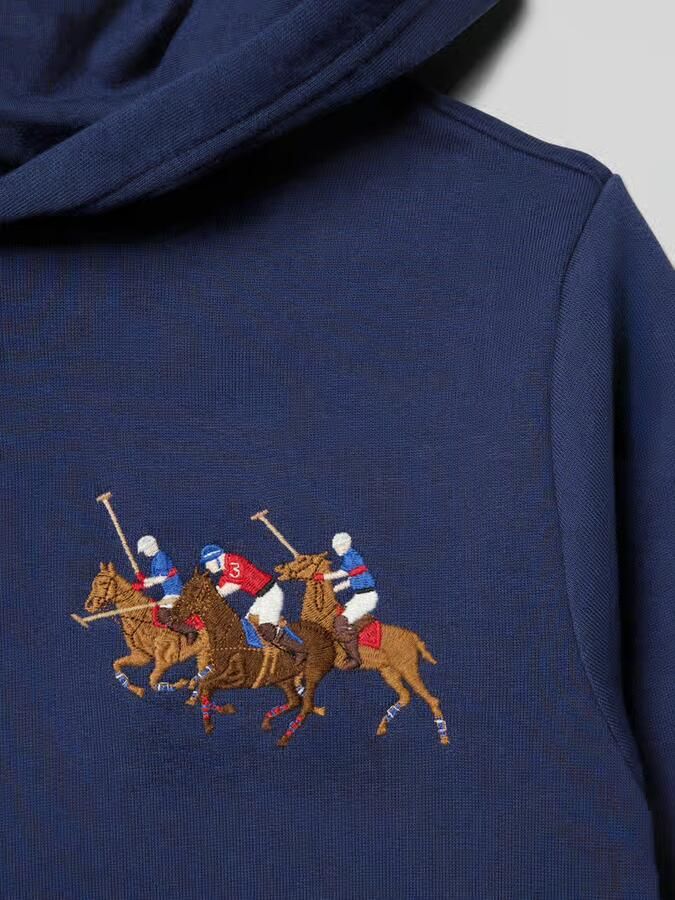 Polo Ralph Lauren Kids Regular fit hoodie van katoenmix - Foto 2