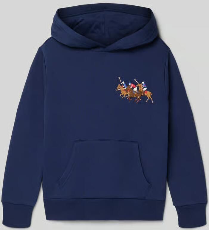 Polo Ralph Lauren Kids Regular fit hoodie van katoenmix