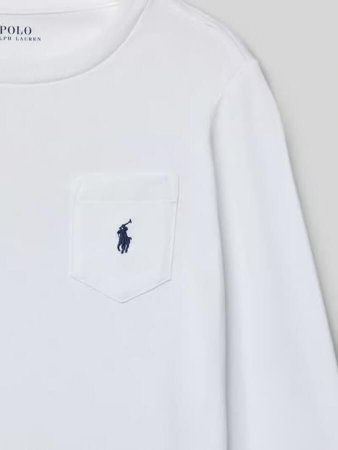 Polo Ralph Lauren Kids Regular fit shirt met lange mouwen van puur katoen - Foto 2