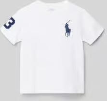 Polo Ralph Lauren Teens T-shirt met logo- en motiefstitching - Foto 5