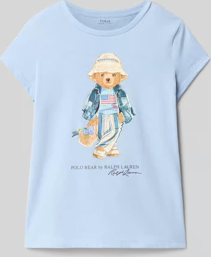 Polo Ralph Lauren Kids regular fit T-shirt van puur katoen met Polo Bear - Foto 2