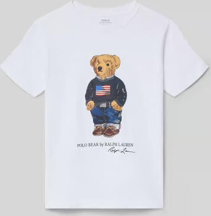 Polo Ralph Lauren Kids regular fit T-shirt van puur katoen met Polo Bear - Foto 2