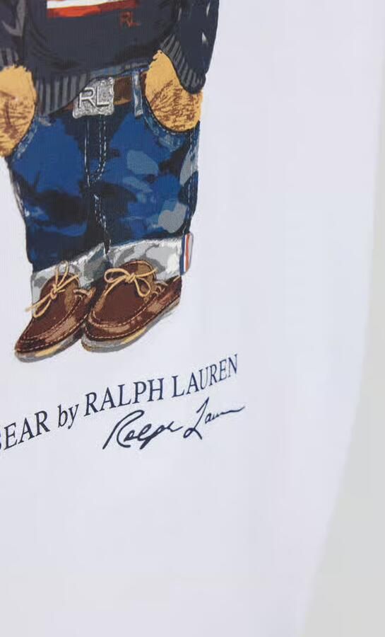 Polo Ralph Lauren Kids regular fit T-shirt van puur katoen met Polo Bear