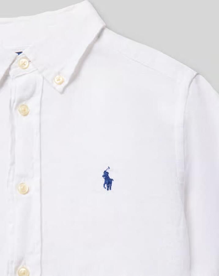 Polo Ralph Lauren Kids Regular fit vrijetijdsoverhemd van puur linnen - Foto 2
