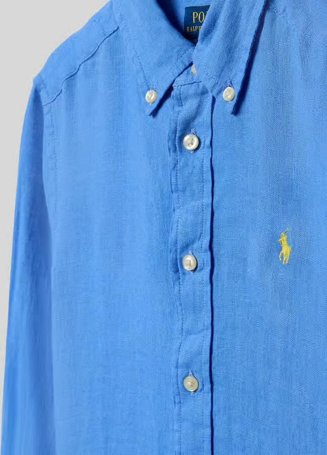 Polo Ralph Lauren Kids Regular fit vrijetijdsoverhemd van puur linnen - Foto 2