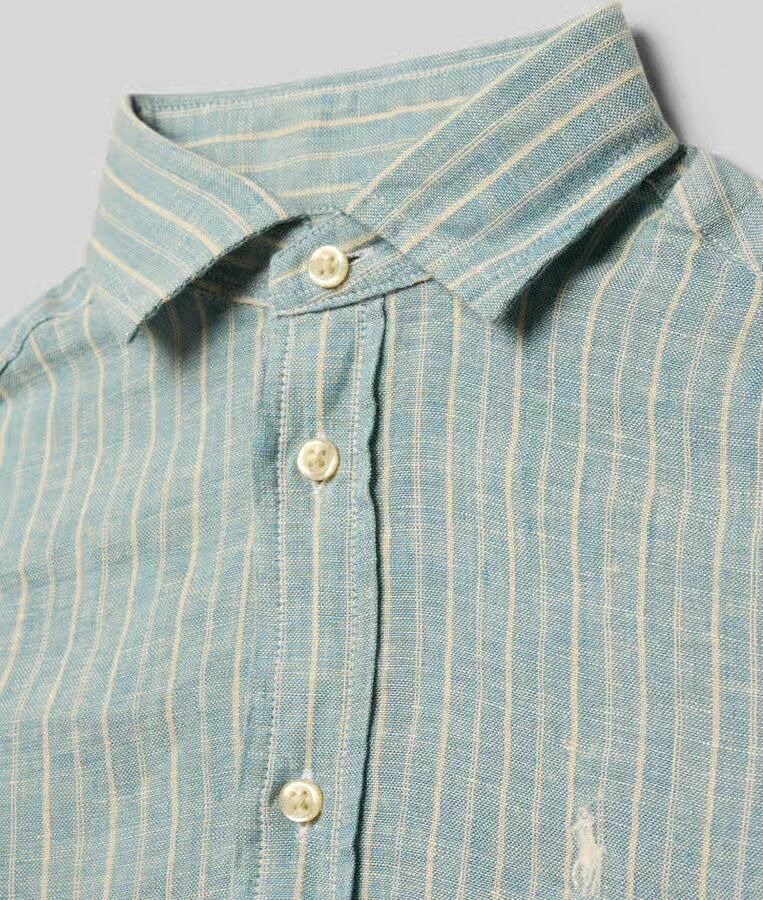 Polo Ralph Lauren Kids Regular fit vrijetijdsoverhemd van puur linnen