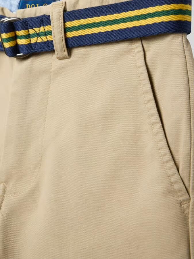 Polo Ralph Lauren Kids Straight fit stoffen broek met steekzakken model 'Bedford' - Foto 2