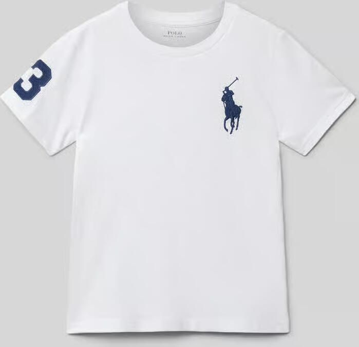 Polo Ralph Lauren Teens T-shirt met logo- en motiefstitching