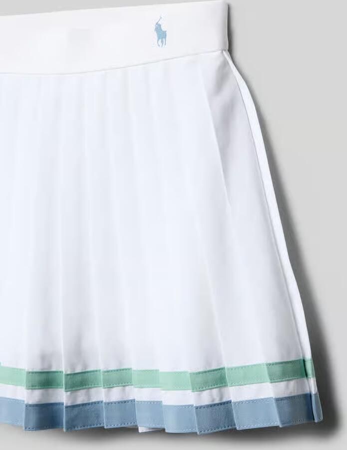 Polo Ralph Lauren Kids Uitlopende plooirok met ingenaaide broek