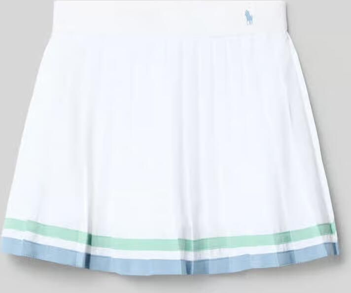 Polo Ralph Lauren Kids Uitlopende plooirok met ingenaaide broek - Foto 2