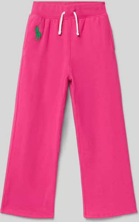 Polo Ralph Lauren Kids Wide leg Sweatpants van katoenmix - Foto 2