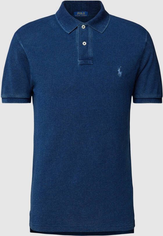 Polo Ralph Lauren Donkerblauw poloshirt met korte mouwen Blue Heren