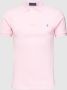 Polo Ralph Lauren Polo shirt met logo borduursel en geribbelde kraag en manchetten Pink Heren - Thumbnail 2