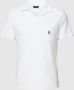 Polo Ralph Lauren Katoenen Towelling Polo Shirt Voorzak White Heren - Thumbnail 1