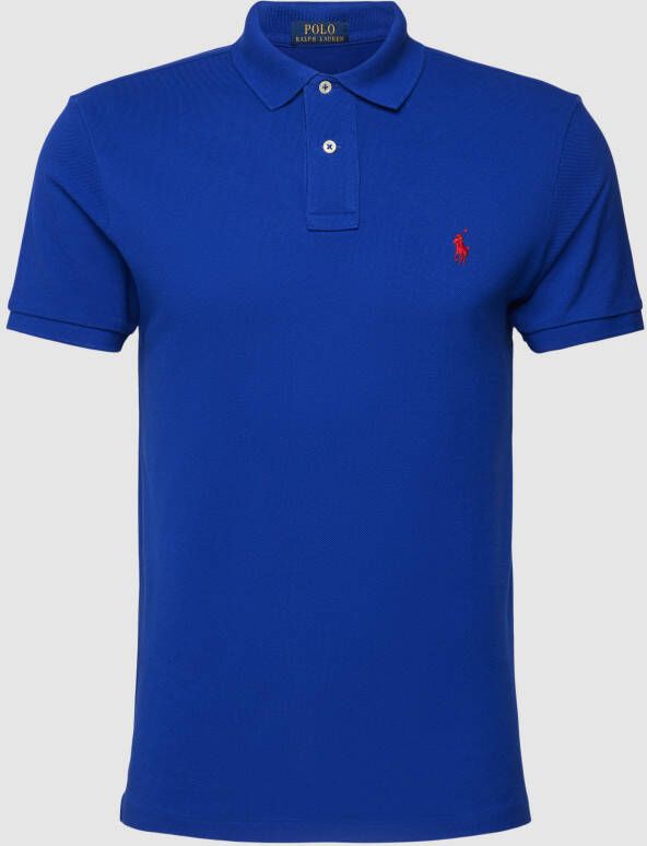 Polo Ralph Lauren Poloshirt met logostitching model 'BASIC'