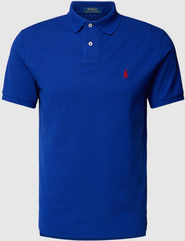 Ralph Lauren Donkerblauw Polo T-shirt met korte mouwen Blue Heren