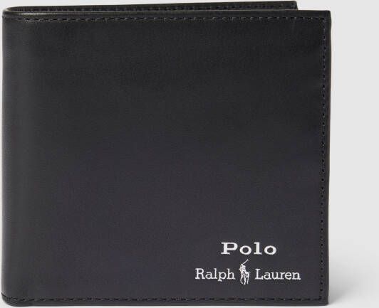 Polo Ralph Lauren Portemonnee van runderleer met labelprint