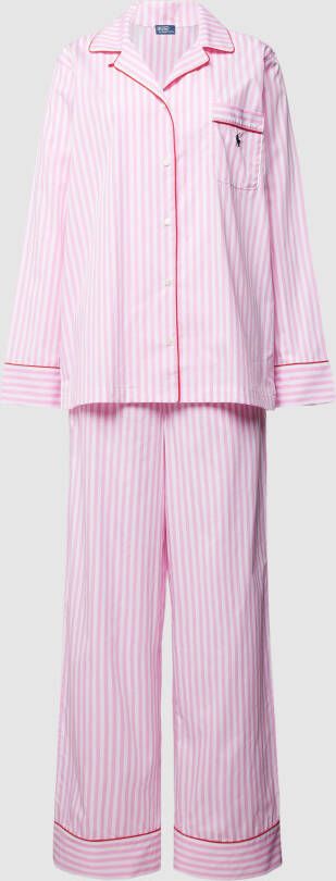 Polo Ralph Lauren Pyjama met borstzak model 'Valentine'