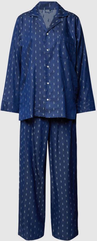 Polo Ralph Lauren Pyjama met lyocell en all-over logomotief