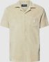 POLO Ralph Lauren badstof regular fit overhemd met textuur spring beige - Thumbnail 2