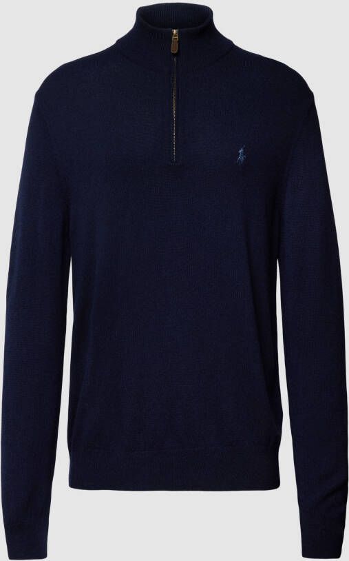 Polo Ralph Lauren Schipperstrui van wol met labelstitching