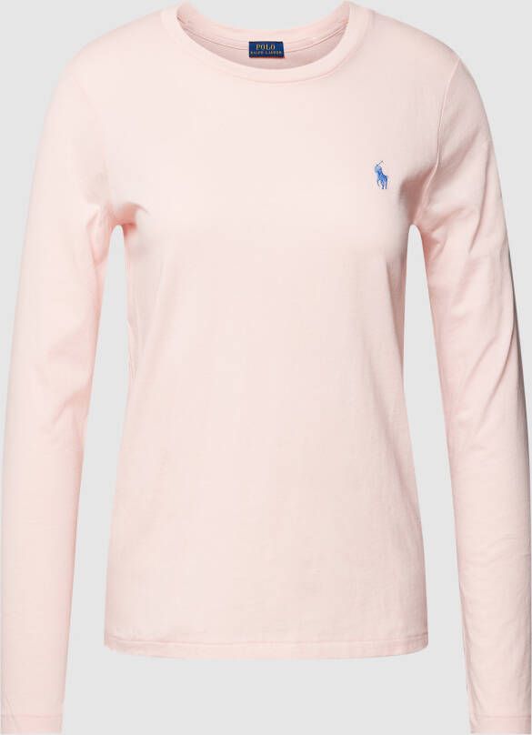 Polo Ralph Lauren Shirt met lange mouwen en labelstitching