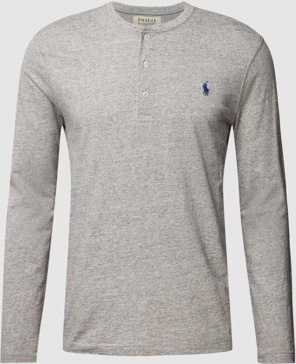 Polo Ralph Lauren Shirt met lange mouwen en labelstitching