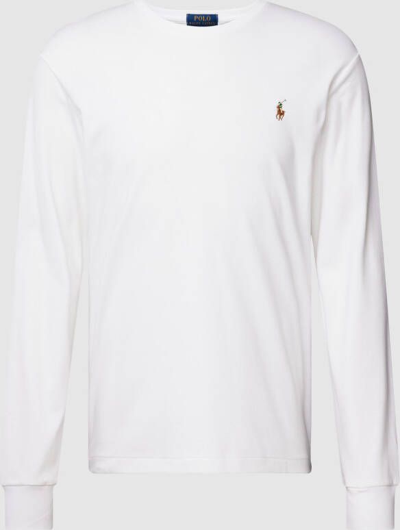Polo Ralph Lauren Shirt met lange mouwen en labelstitching