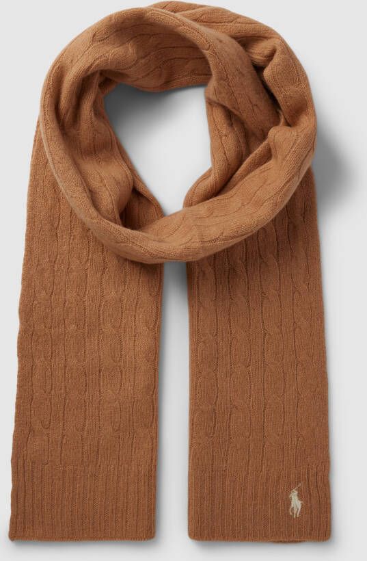 Polo Ralph Lauren Sjaal met kabelpatroon