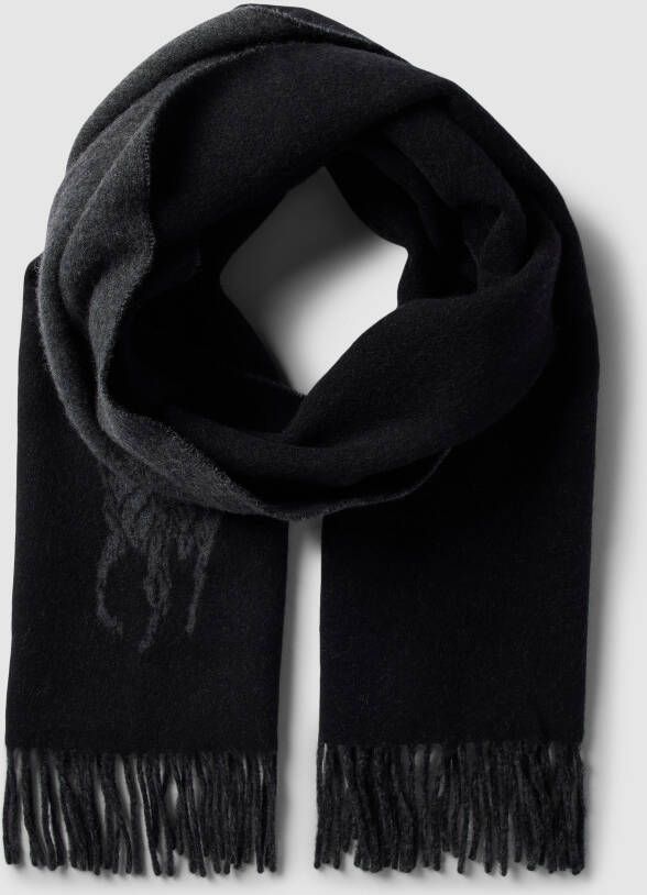 Polo Ralph Lauren Zwarte Winter Sjaal voor Vrouwen Black Dames