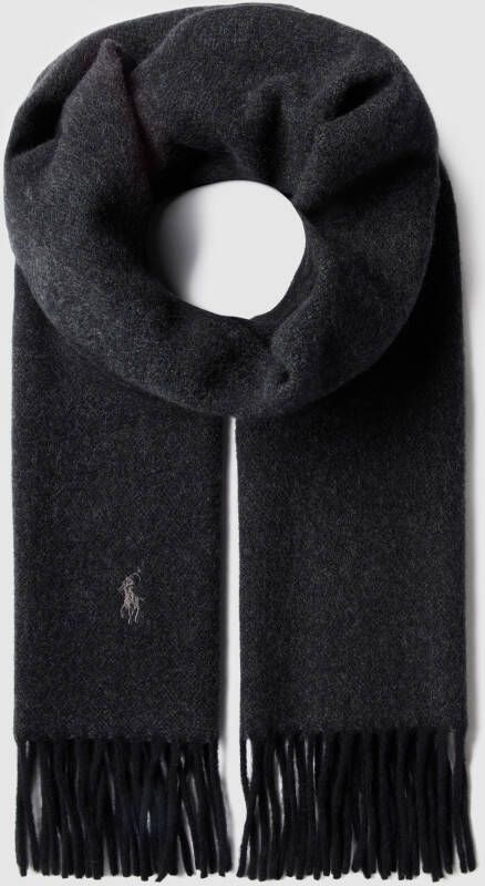 Polo Ralph Lauren Sjaal van wol met franjes