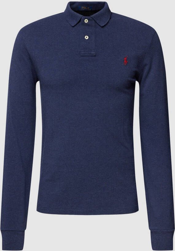 Polo Ralph Lauren Slim fit poloshirt met labelstitching