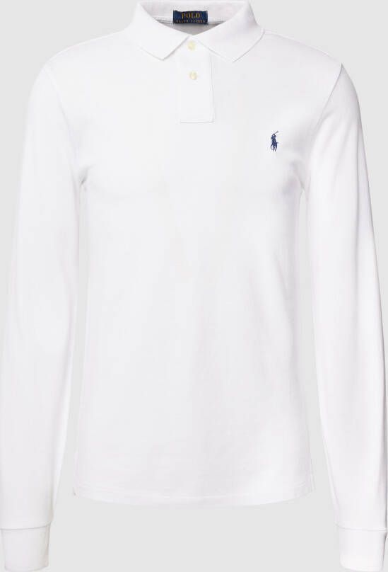 Polo Ralph Lauren Slim fit poloshirt met labelstitching