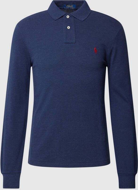 Polo Ralph Lauren Slim fit poloshirt met labelstitching