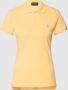 Polo Ralph Lauren Slim Fit Polo Shirt met geborduurd logo Yellow Dames - Thumbnail 2
