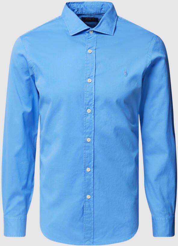 Polo Ralph Lauren Casual Blauw Shirt Katoen NorHeren Pasvorm Blue Heren