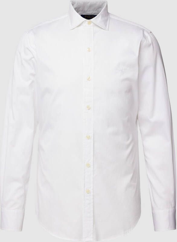 Polo Ralph Lauren Witte Twill Overhemd met Franse Katoen White Heren