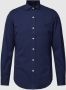 Polo Ralph Lauren Blauw Katoenen Italiaanse Kraag Shirt Blue Heren - Thumbnail 3