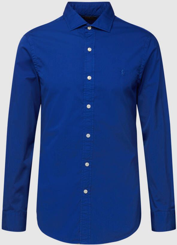 Polo Ralph Lauren Slim fit vrijetijdsoverhemd met labelstitching