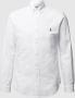 Polo Ralph Lauren Witte Oxford Overhemd Slim Fit Geborduurd Logo White Heren - Thumbnail 3