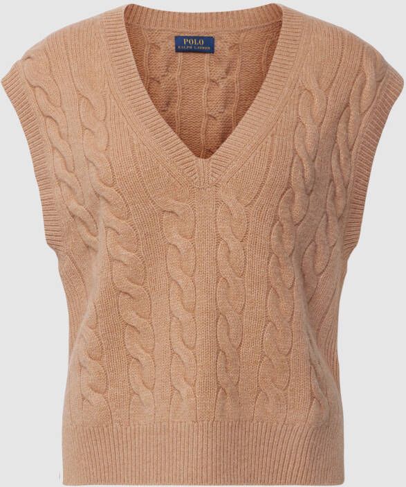 Polo Ralph Lauren Spencer met kabelpatroon model 'AUTHENTIC'