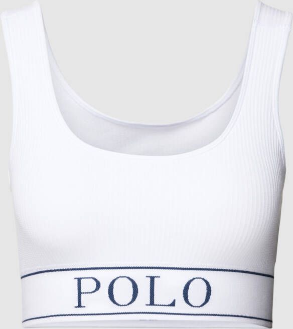 Polo Ralph Lauren Sportbeha met elastische band met logo