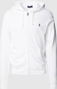 Ralph Lauren Witte Zip-Through Sweatshirt voor Heren Wit Heren