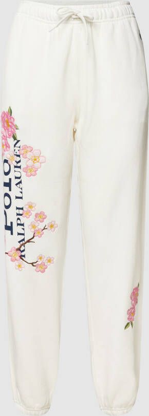 Polo Ralph Lauren Sweatpants met bloemenprint model 'BLOSSOM'