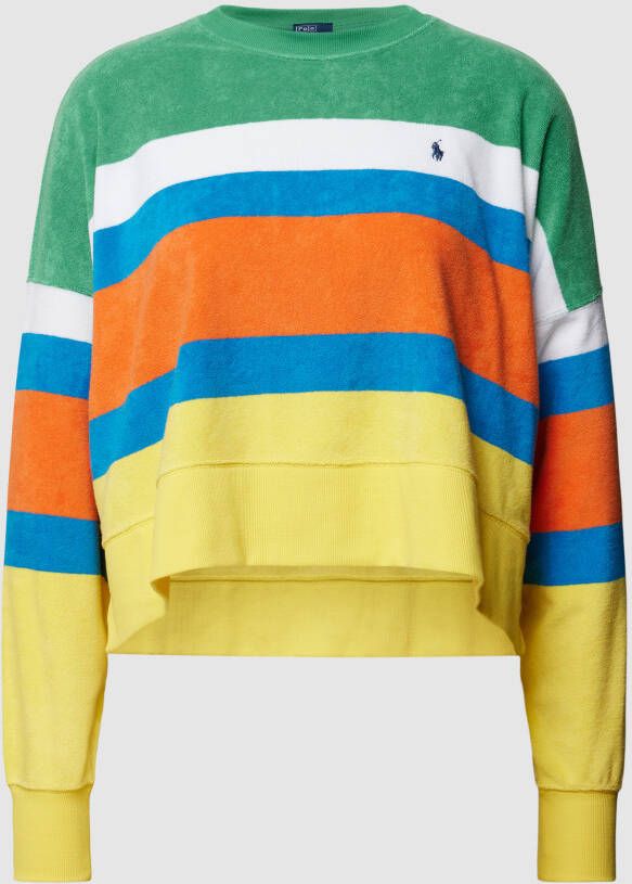 Polo Ralph Lauren Sweatshirt met blokstrepen model 'TRY'