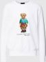 Polo Ralph Lauren Polo Bear Crew Neck Sweatshirt Plush White Heren - Thumbnail 1